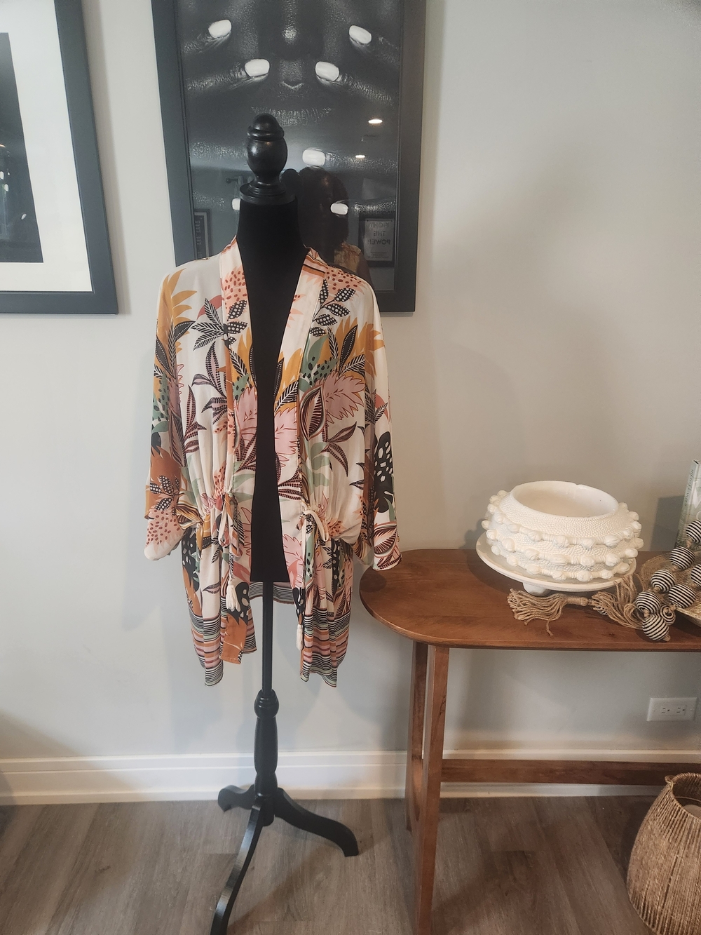 Womens Print Komono Top